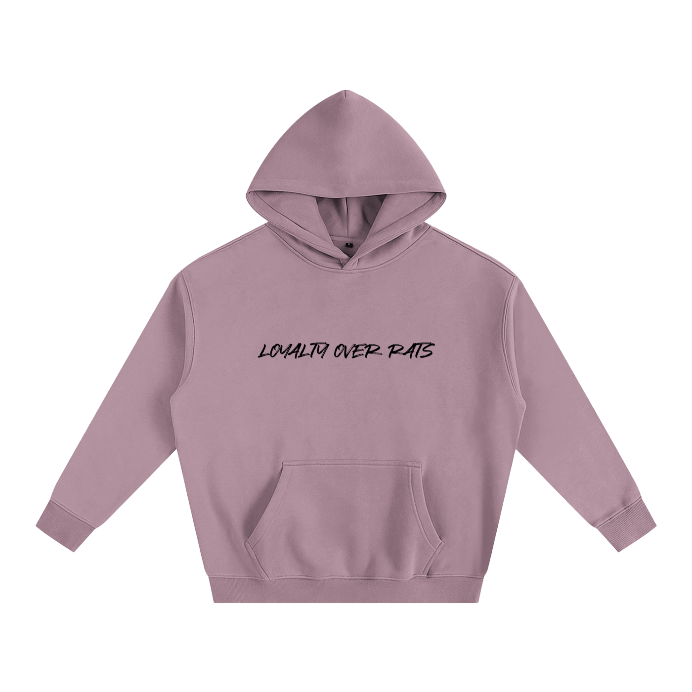 LOYALTY OVER RATS,NEW!! Oversize Fleeced Hoodie