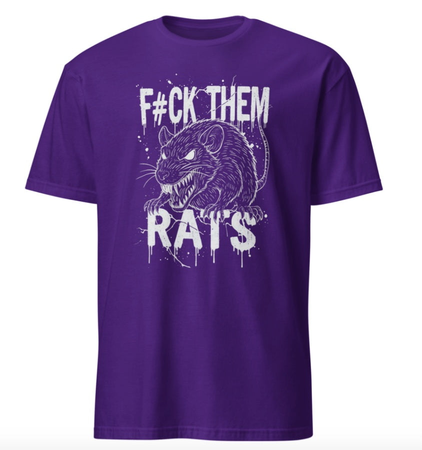 No Mercy Rat Tee | F#CK THEM RATS Streetwear