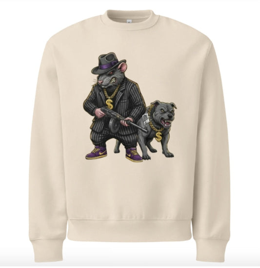 F#CK THEM RATS -Purple Reign Sweatshirt