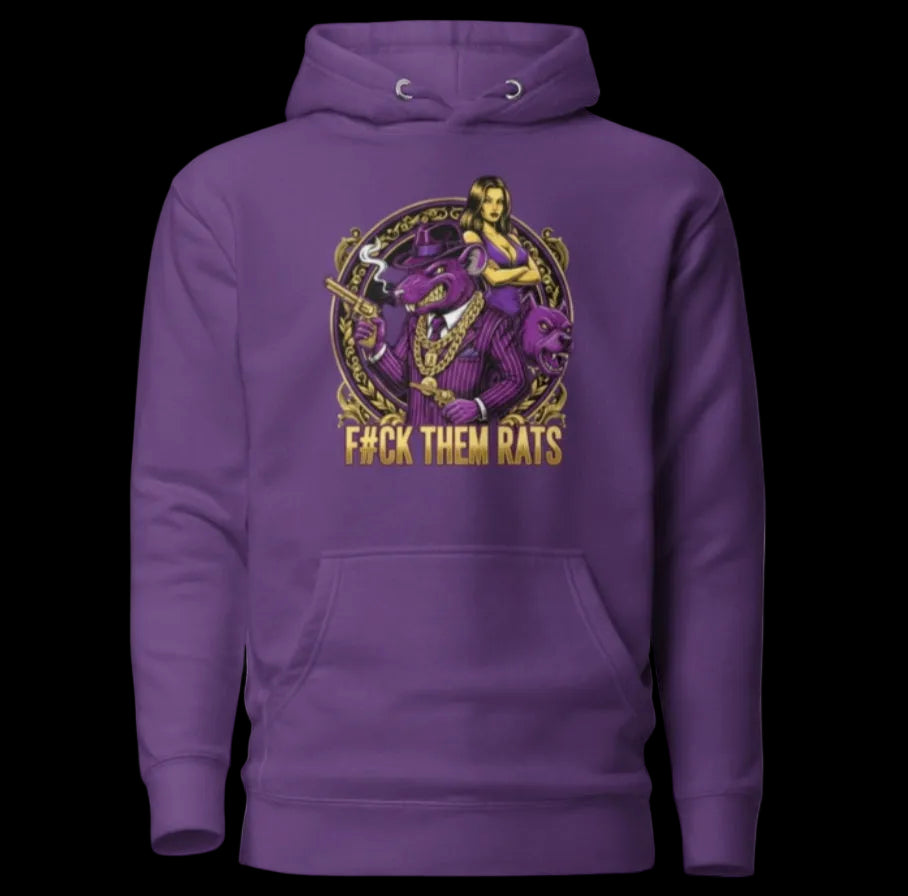 F#CK THEM RATS - THE RAT SNYDICATE-HOODIES -NEW