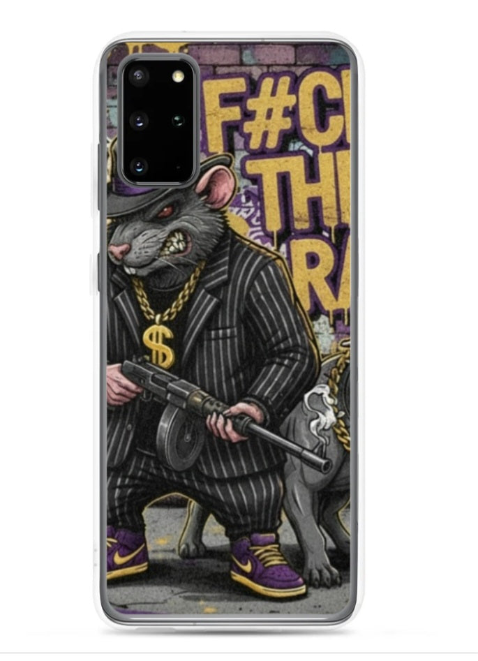 Purple Reign Gangster Rat - Phone Samsung Galaxy S24 Covers | F#CK THEM RATS