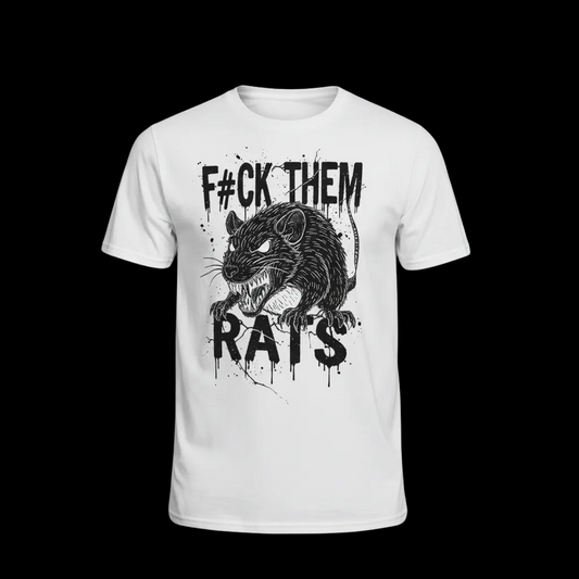 No Mercy Rat Tee | F#CK THEM RATS Streetwear