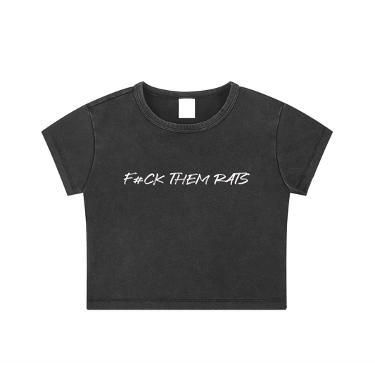 New F#CK THEM RATS, WOMAN T SHIRTS 💯