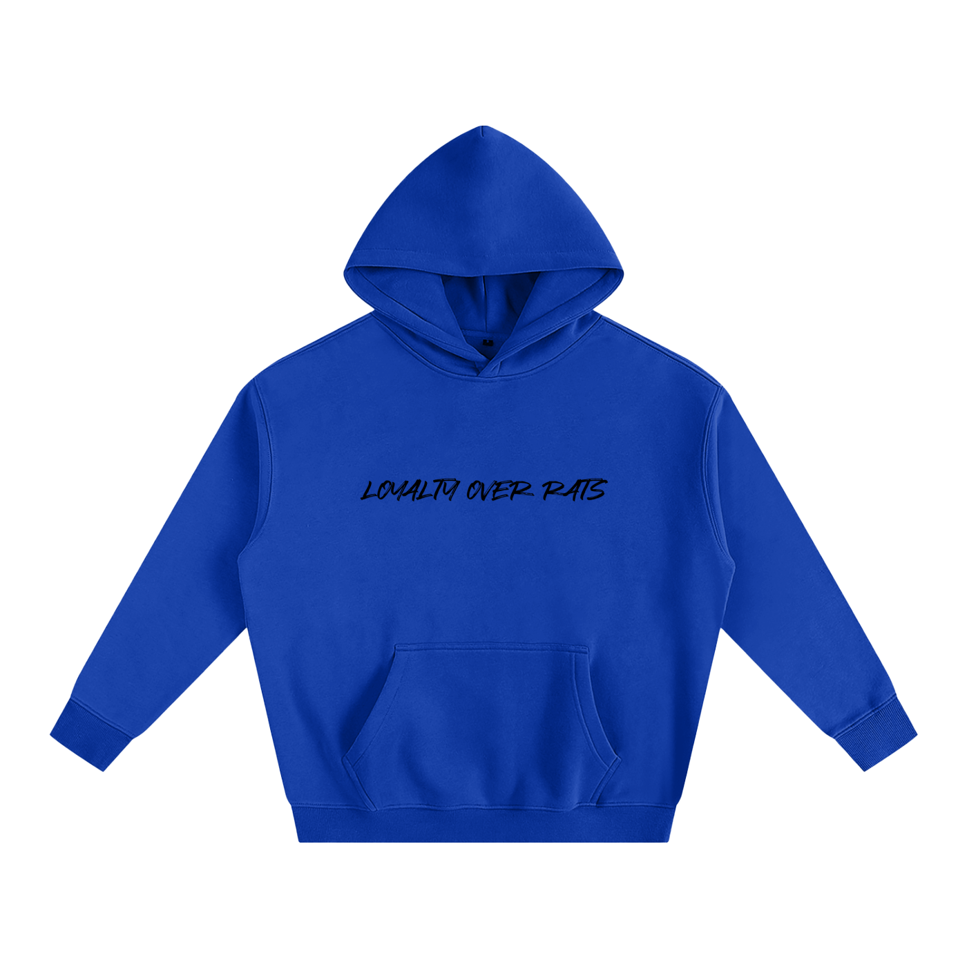 LOYALTY OVER RATS,NEW!! Oversize Fleeced Hoodie