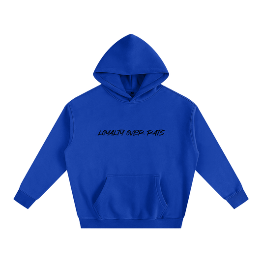 LOYALTY OVER RATS,NEW!! Oversize Fleeced Hoodie