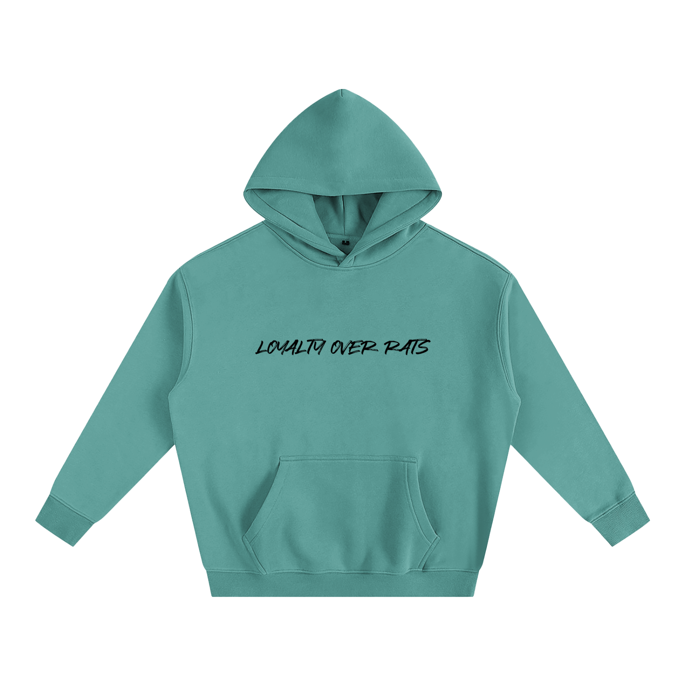 LOYALTY OVER RATS,NEW!! Oversize Fleeced Hoodie
