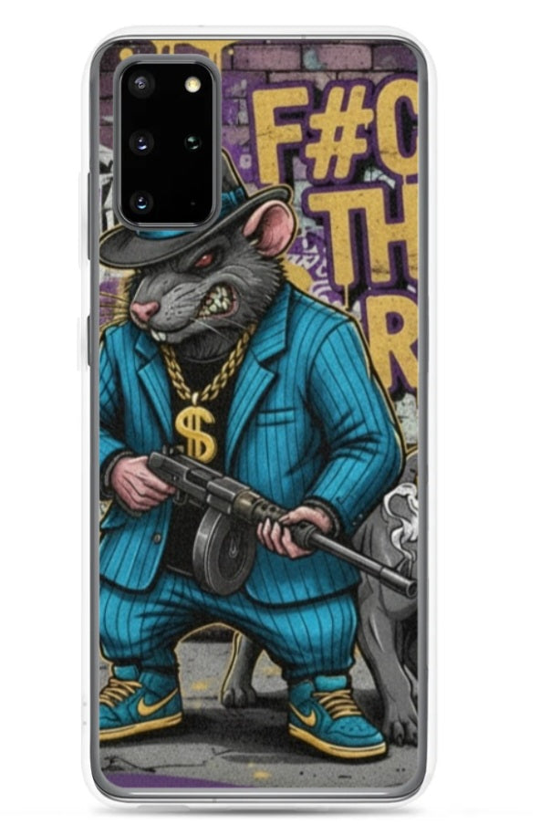 Purple Reign Gangster Rat - Phone Samsung Galaxy S24 Covers | F#CK THEM RATS