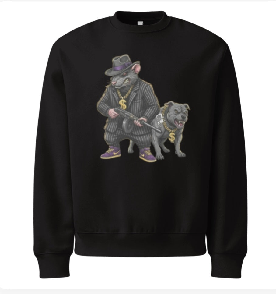 F#CK THEM RATS -Purple Reign Sweatshirt